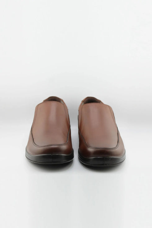 DFC Relax Men Leather Comfort Slip-On with Panel Stitching